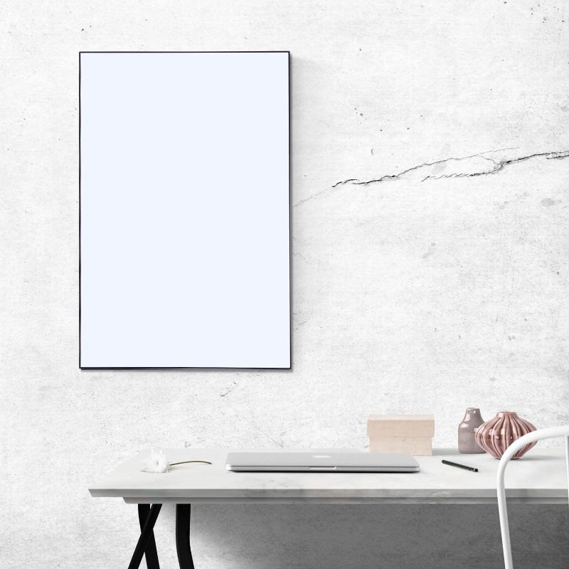 Photo 1 of ai-office Ultra-Slim 24 x 36 inch Magnetic White Board, 2 x 3 feet Black Aluminium Frame Dry Erase whiteboard Set ?Includes Marker, pentray, 4 Magnets and Eraser) for Wall,Kids and Students
36 x 24 x 0.6 inches
