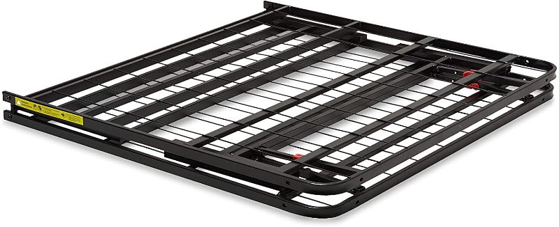 Photo 1 of Amazon Basics Foldable, 14" Black Metal Platform Bed Frame with Tool-Free Assembly, No Box Spring Needed - Twin
Product Dimensions: 75" L x 39" W x 14" H | Weight: 26.3 pounds

