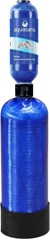 Photo 1 of Aquasana EQ-WELL-R Whole house filter tank, Blue
