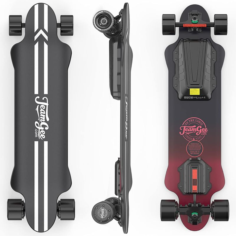 Photo 1 of Teamgee H20 39" Electric Skateboard with Remote, 1200W Dual Motor, 30KM Range, 26PMH Top Speed, 4 Speed Adjustment Longboards Skateboard Designed for...
Turns on but malfunctions. Goes backwards and forwards incorrectly.
