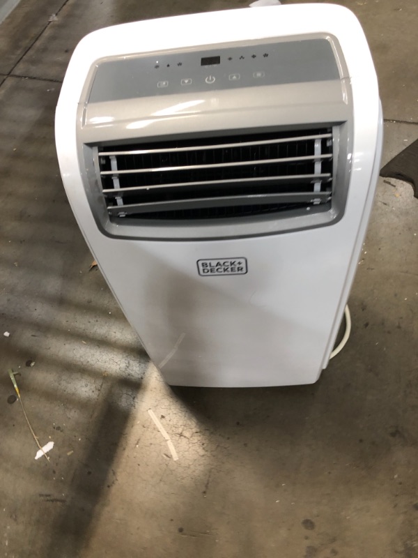Photo 1 of BLACK+DECKER 8,000 BTU DOE (14,000 BTU ASHRAE) Portable Air Conditioner with Remote Control, White
unable to test