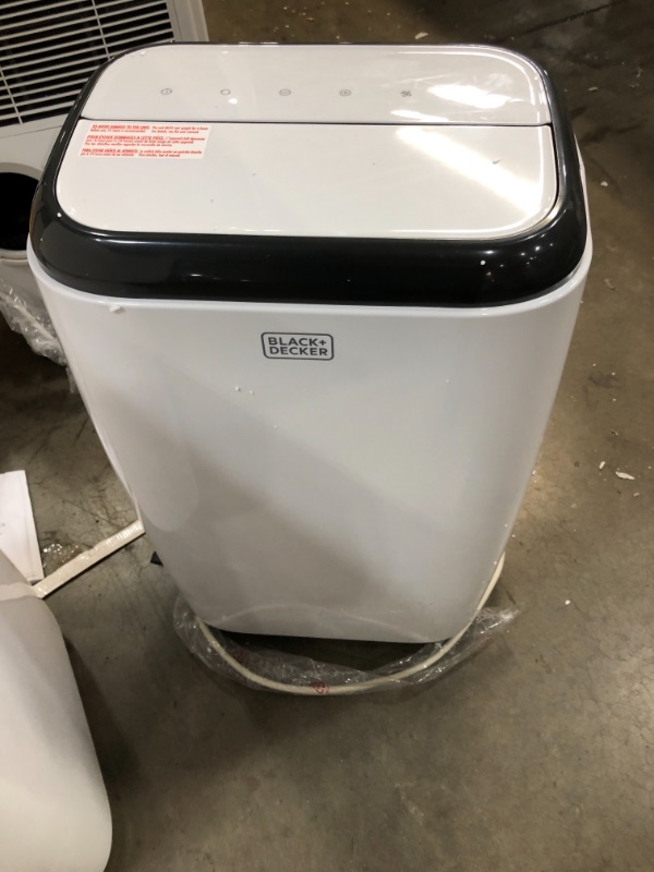 Photo 3 of BLACK+DECKER BPP06WTB Portable Air Conditioner with Remote Control, 10,000 BTU, Cools up to 250 Square Feet, White
unable to test