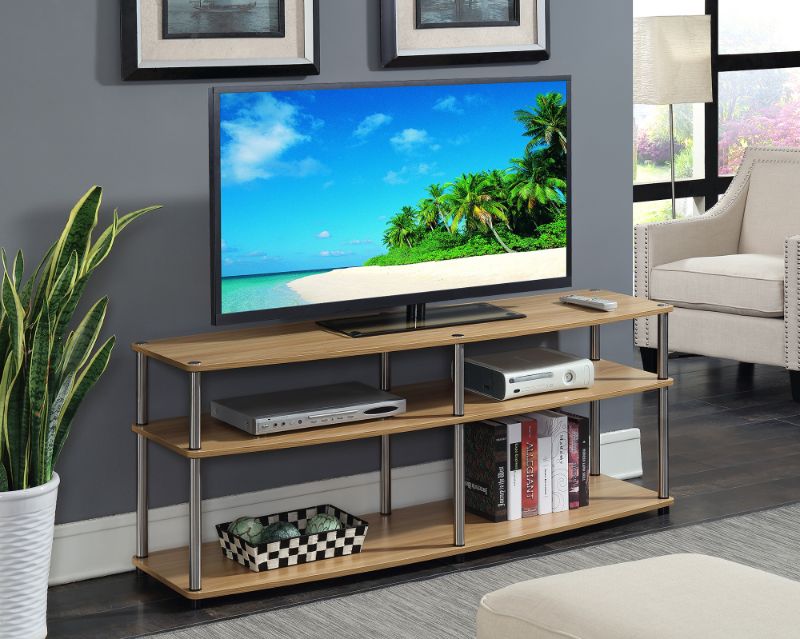 Photo 1 of Convenience Concepts'Designs2Go 3 Tier 60 inch TV Stand'Light Oak
MISSING HARDWARE