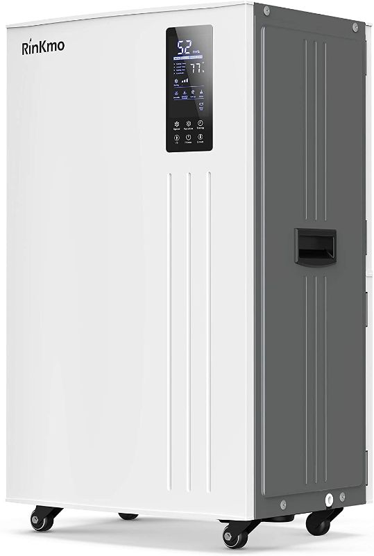 Photo 1 of RINKMO 296 PPD Commercial Dehumidifier 37 Gallons Heavy Duty Industrial Water Damage Restoration Dehumidifier with 3.17 Gal. Large Capacity Water Reservoir & Garden Hose for Basements, Water Damage
NEEDS CLEANING**
