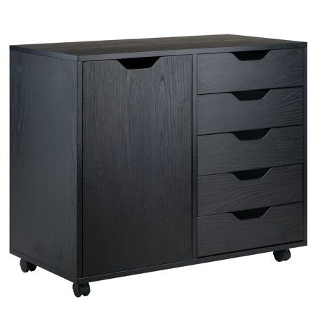 Photo 1 of Winsome Wood Halifax Storage/Organization Black