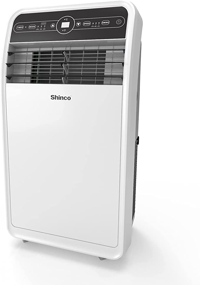 Photo 1 of Shinco 10,000 BTU Portable Air Conditioners with Built-in Dehumidifier Function, Fan Mode, Quiet AC Unit Cools Rooms to 300 sq.ft, LED Display, Remote Control, Complete Window Mount Exhaust Kit tested and functions
