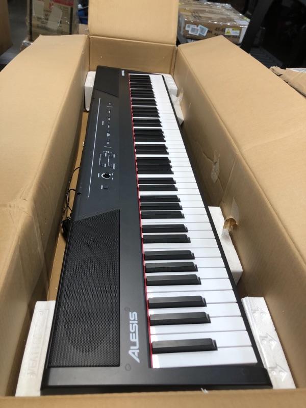 Photo 2 of Alesis, 88 Beginner Digital Piano/Keyboard with Full Size Semi Weighted Keys