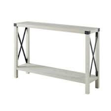 Photo 1 of 46" Rustic Farmhouse Entryway Table - Stone Grey