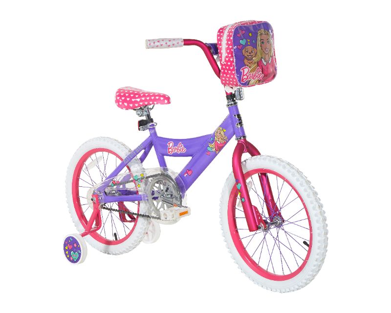 Photo 1 of Dynacraft 18" Barbie Girls Bike, Purple age 6 -  9 max 89lbs
