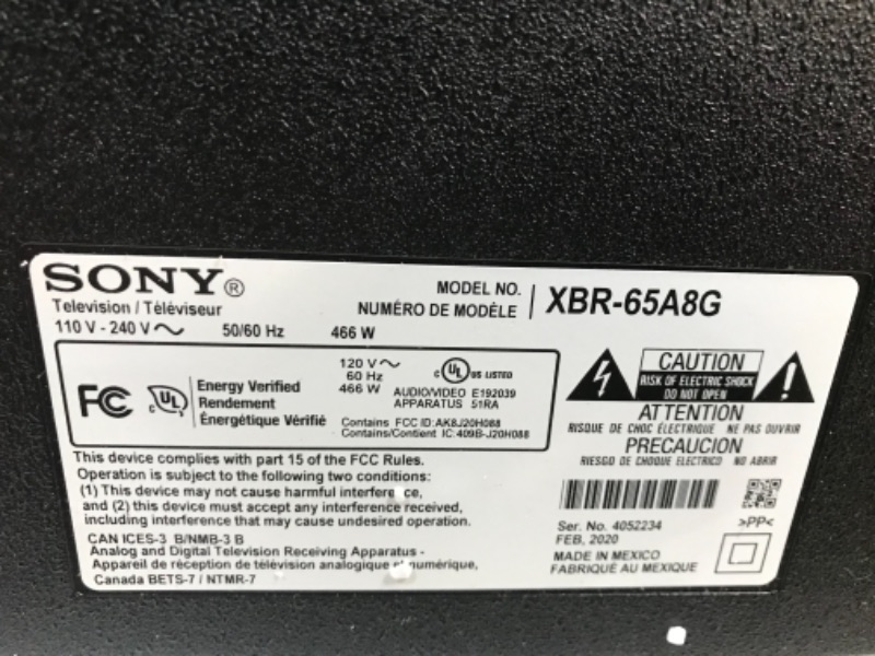 Photo 1 of Sony 65" OLED 4K HDR Smart TV