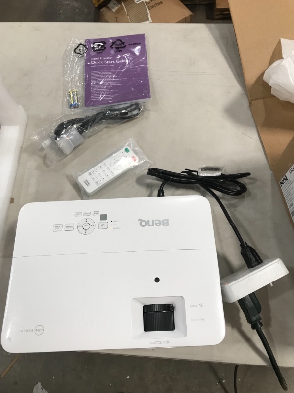 Photo 1 of BenQ TH685 1080p Gaming Projector - 4K HDR Support - 120hz Refresh Rate - 3500lm - 8.3ms Low Latency - Enhanced Game Mode - 3 Year Industry Leading Warranty