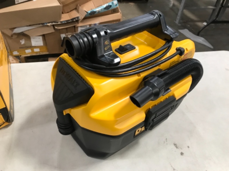 Photo 2 of DEWALT - 18/20 V MAX Cordless Wet-Dry Vacuum