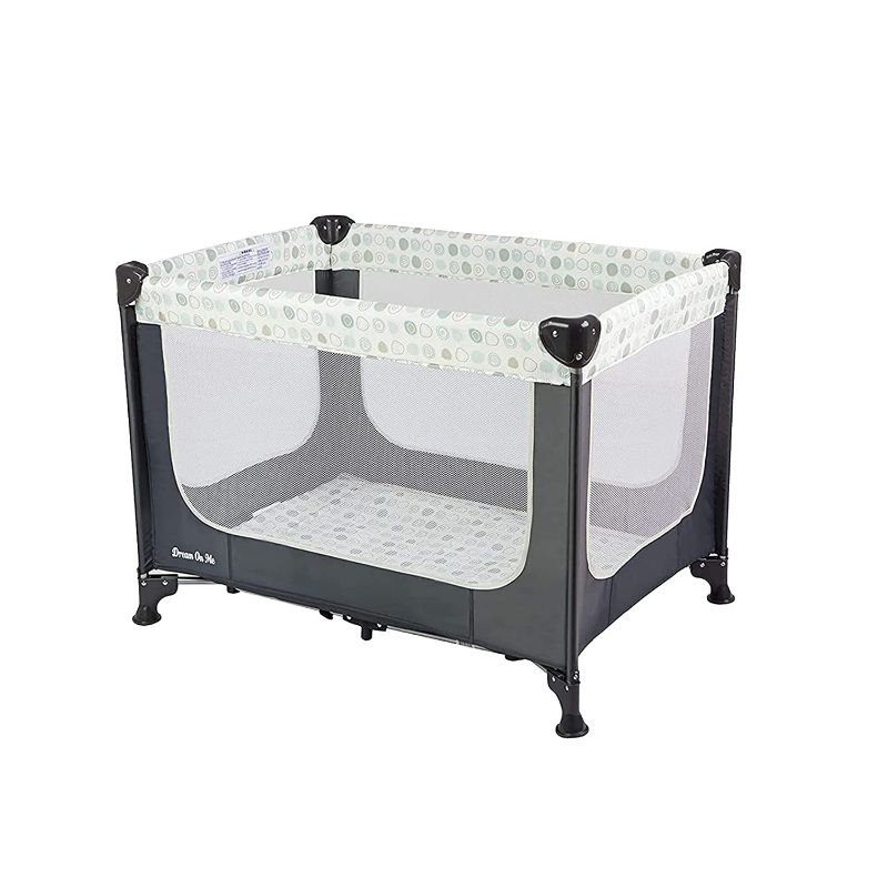 Photo 1 of Dream On Me, Zodiak Portable Playard, Grey, 21 Pound
