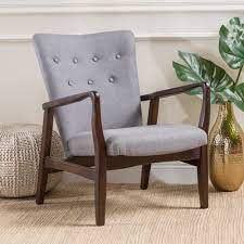 Photo 1 of Becker Fabric Arm Chair by Christopher Knight Home
