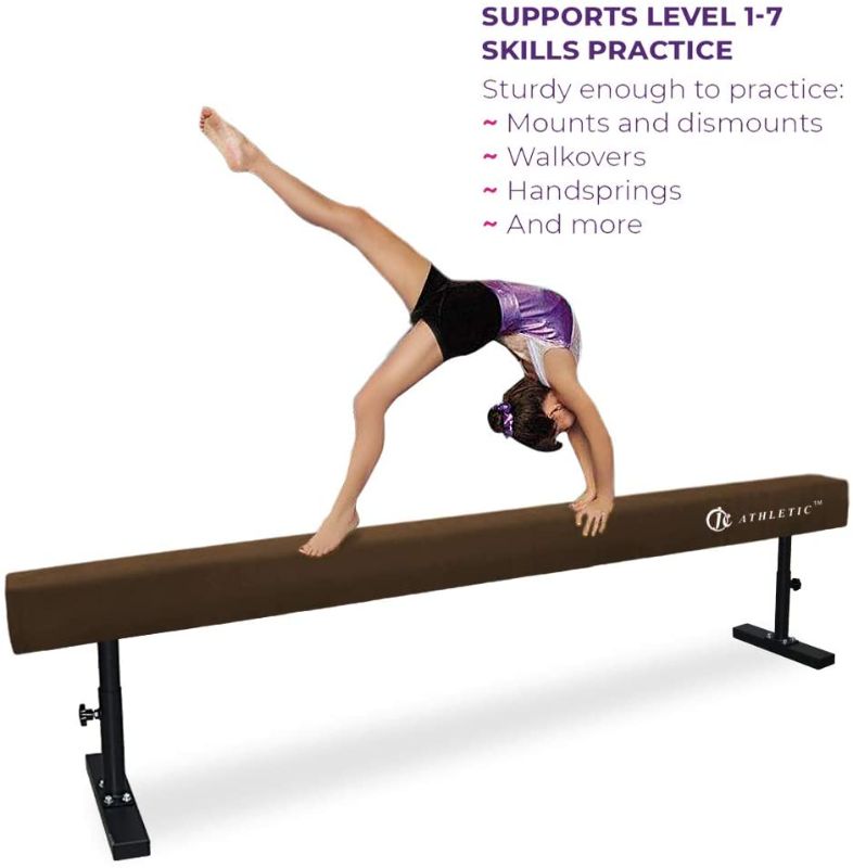 Photo 1 of JC-ATHLETICS Adjustable Balance Beam Gymnastic Practice Training Equipment for Kids Children Home Floor Use,8 Feet Long...**PARTS ONLY**

