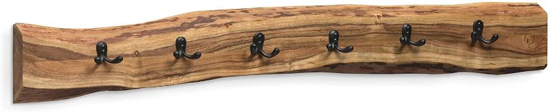 Photo 1 of Alaterre Furniture Alpine Natural Live Edge Wood 48" Coat Hooks
