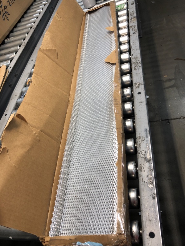 Photo 1 of E-Z-GUTTER GUARD EZQ610 E-Z Quick Aluminum Mesh Guards (for 6" gutters), Silver

