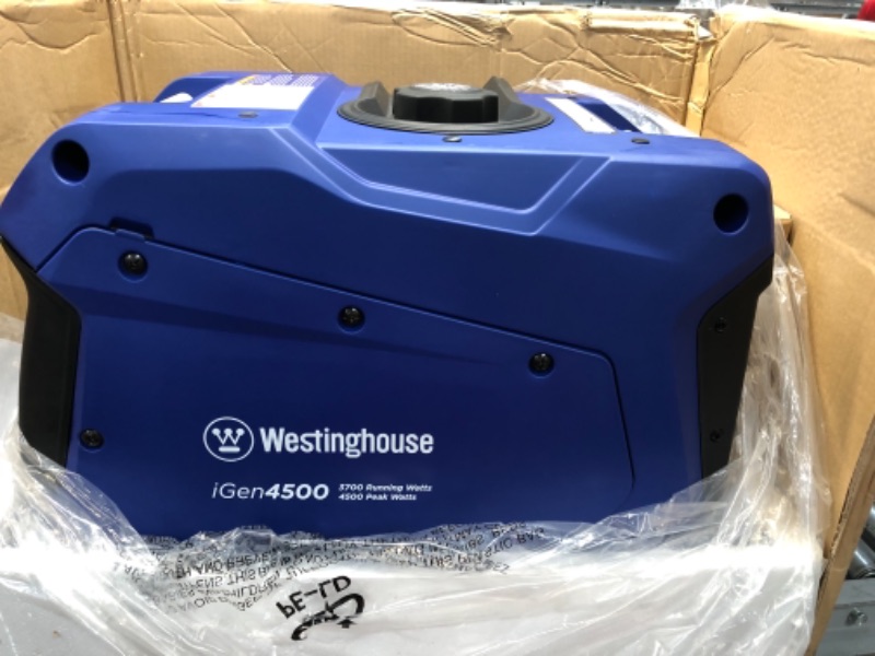 Photo 6 of Westinghouse iGen4500 Electric Start Portable Inverter Generator 3700 Rated & 4500 Peak Watts