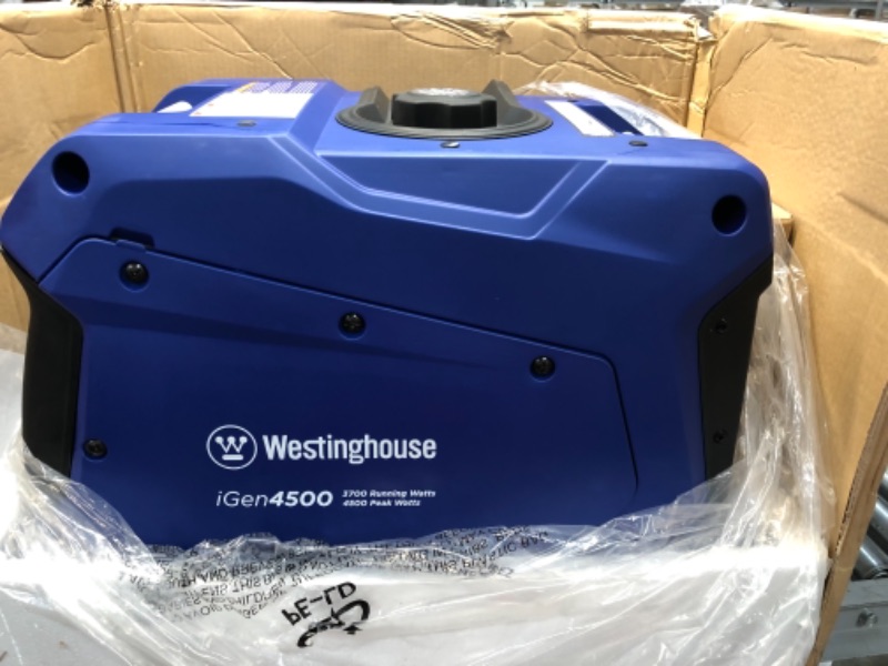 Photo 5 of Westinghouse iGen4500 Electric Start Portable Inverter Generator 3700 Rated & 4500 Peak Watts