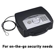 Photo 1 of 0.08 cu. ft. Set Your Own Combination Portable Security Safe
