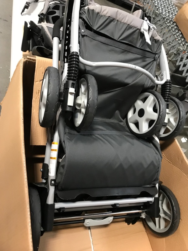 Photo 3 of Graco Ready2Grow LX Stroller | 12 Riding Options | Accepts 2 Graco SnugRide Infant Car Seats, Glacier