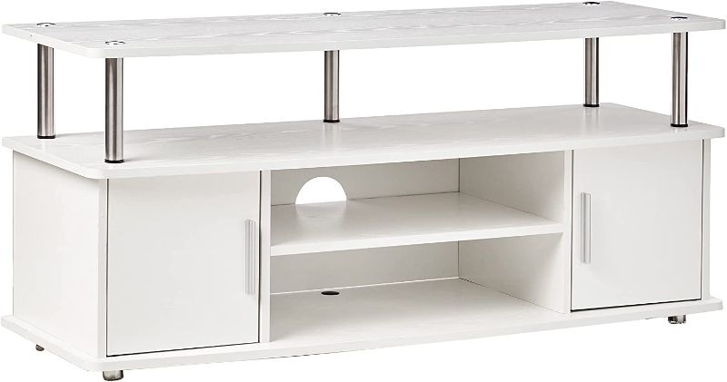 Photo 1 of Convenience Concepts Designs2Go Monterey TV Stand, White
**MISSING HARDWARE**MISSING COMPONENTS**
