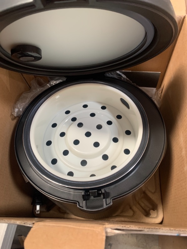 Photo 1 of Aroma Housewares ARC-994SB 2O2O Model Rice & Grain Cooker Slow Cook, Steam, Oatmeal, Risotto, 8-cup cooked/4-cup uncooked/2Qt, Stainless Steel
