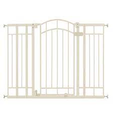 Photo 1 of Summer Multi-Use Deco Extra Tall Walk-Thru Gate, Beige (28.5 - 48 Inch)

