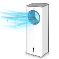 Photo 1 of Evaporative Air Cooler-3-in-1 Portable Air Cooling Fan, Instant Cool & Humidify with 3 Speeds, No Noise Tower Fan, No Dust, 3 Modes, 8H Timer, Bladeless Fan for Large Room Office
