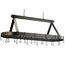 Photo 1 of 15.5 in. x 19 in. x 48 in. Oval Oiled Bronze Pot Rack with 24 Hooks ( Parts Only ) 
