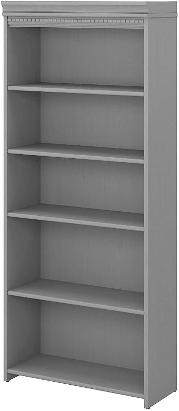 Photo 1 of Bush Furniture Fairview 5 Shelf Bookcase, Cape Cod Gray