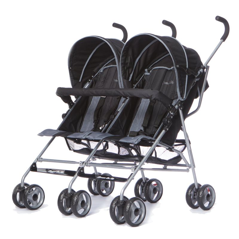 Photo 1 of Dream On Me Twin Stroller, Gray