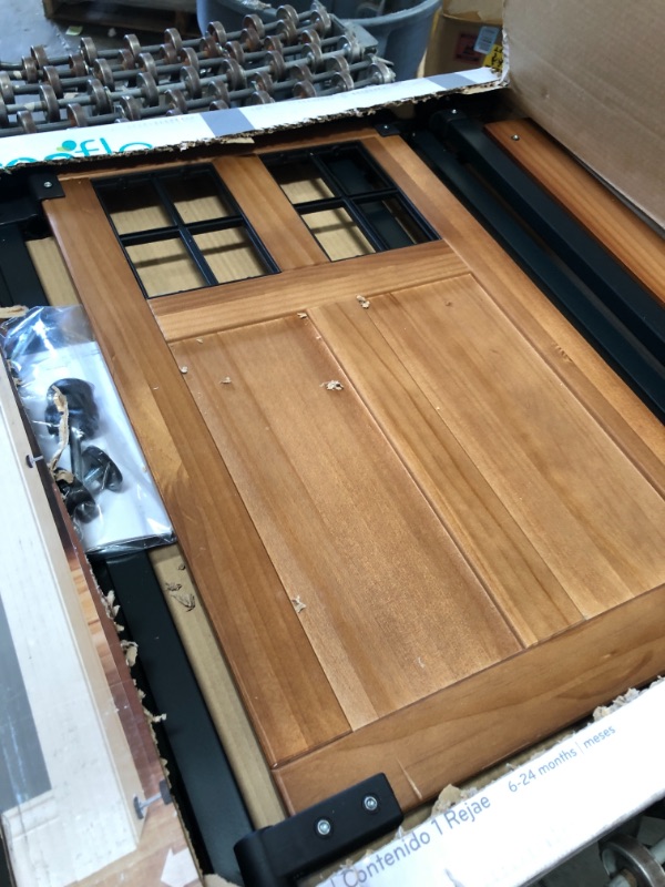 Photo 1 of Evenflo Barn Door Walk-Thru Gate (Farmhouse Collection)