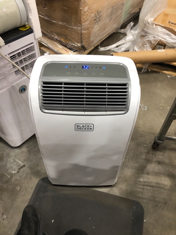 Photo 2 of BLACK+DECKER BPACT08WT Portable Air Conditioner with Remote Control, 5,000 BTU DOE (8,000 BTU ASHRAE), Cools Up to 150 Square Feet, White
