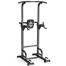 Photo 1 of CityBirds Power Tower Pull Up Bar Dip Station Home Gym Workout Equipment
