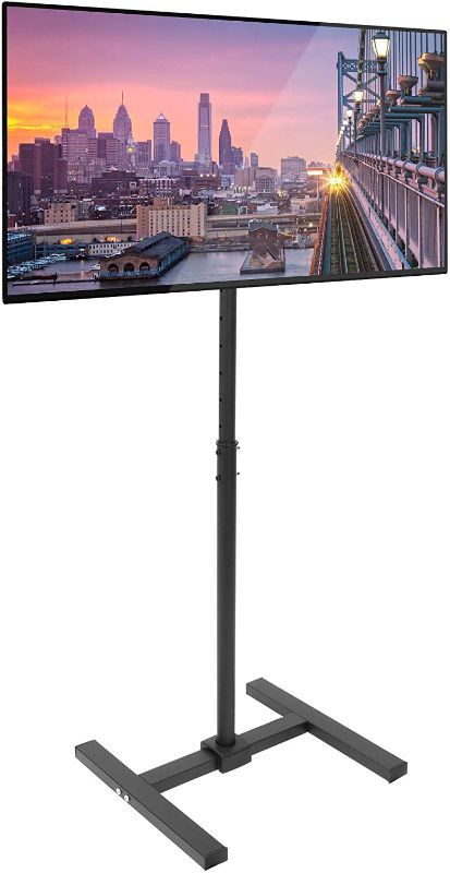 Photo 1 of 
Mount-It! TV Floor Stand - Height Adjustable Even While TV is Mounted | Max Height 4 Feet | Tall Narrow TV Stand Can Slide Under Furniture | Packable and Portable
