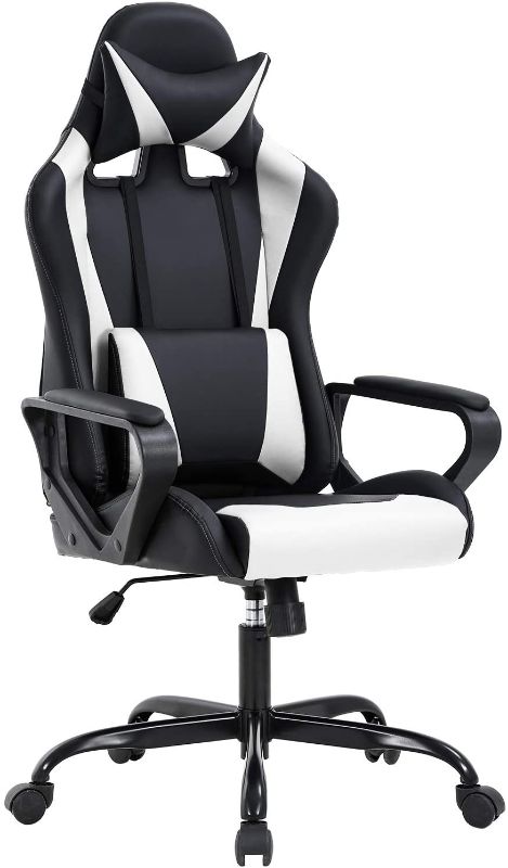 Photo 1 of BLACK AND WHITE GAMING CHAIR 