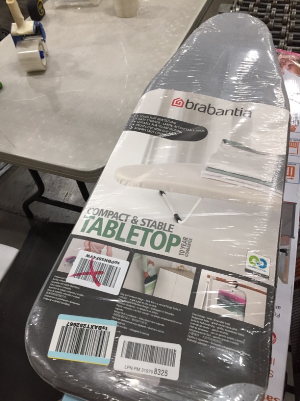 Photo 2 of Brabantia Table Top Ironing Board, Size S, 37 x 12 in (94x30cm), GREY
