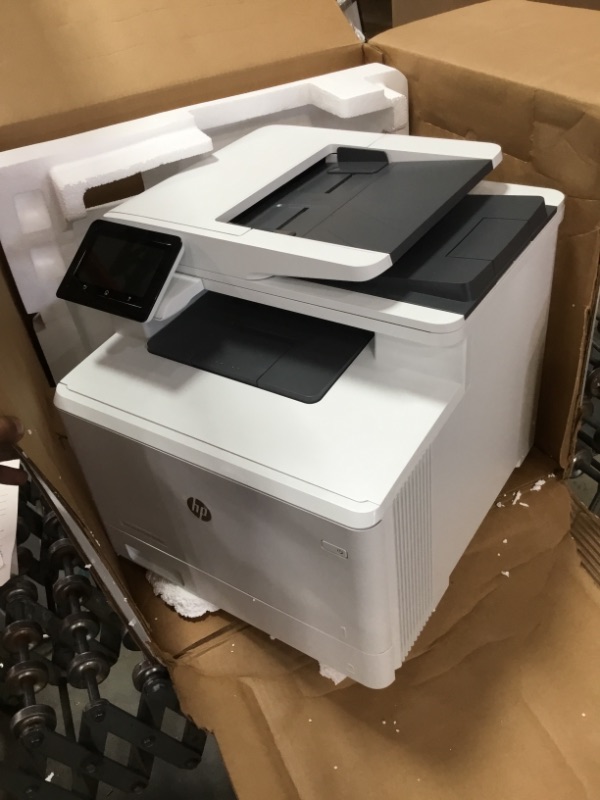 Photo 2 of HP Color Laserjet Pro Multifunction M479fdn Laser Printer with Additional 550-Sheet Feeder Tray (CF404A)
