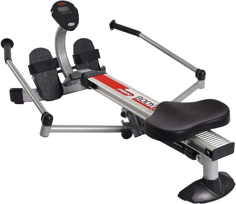 Photo 1 of *USED*
*MISSING seat and manual* 
Stamina Body Trac Glider 1050 Rowing Machine
