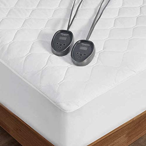 Photo 1 of *previously opened* 
Beautyrest Black Dual Zone Heated Mattress 250 Count Cotton Topper Pad 20 Heat Settings 2 Controllers & Smart Home Compatible (QUEEN)
