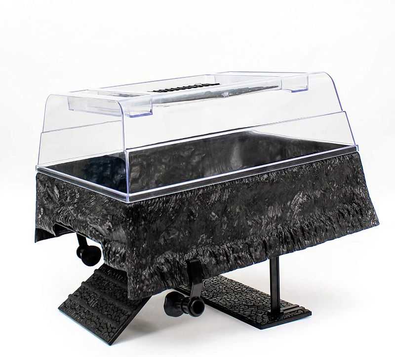 Photo 1 of *SEE last picture for damage* 
Penn-Plax Turtle Tank Topper – Above-Tank Basking Platform for Turtle Aquariums, 17 x 14 x 10 Inches