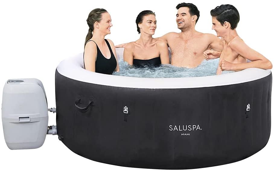 Photo 2 of Bestway SaluSpa Miami Inflatable Hot Tub, 4-Person AirJet Spa
