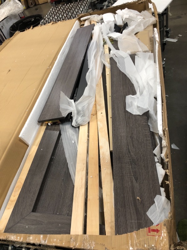 Photo 1 of cali king head board and platform 