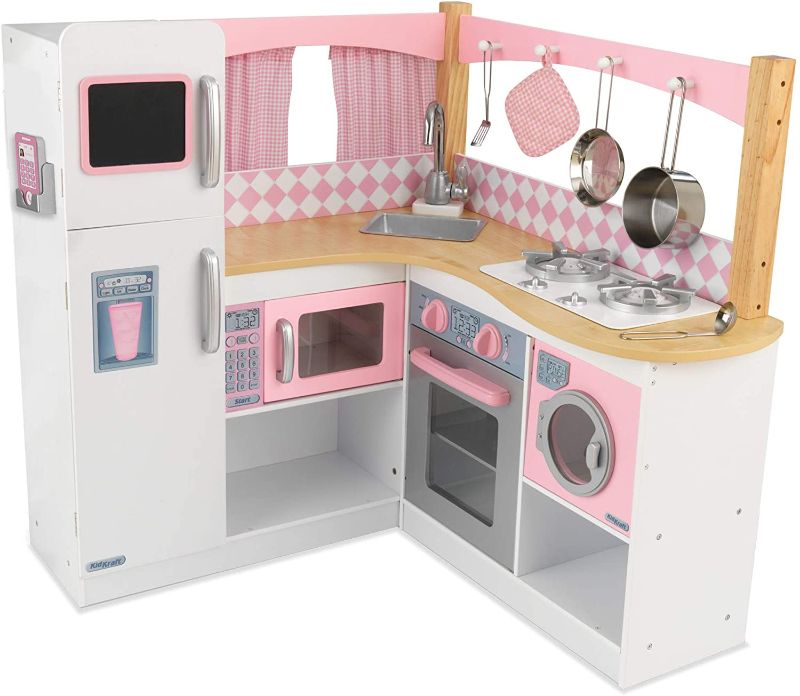 Photo 1 of KidKraft Grand Gourmet Corner Kitchen with Dishwasher Oven