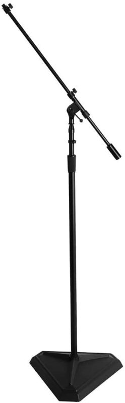 Photo 1 of On-Stage Hex-Base Studio Microphone Stand w/ Telescoping Boom (Black)