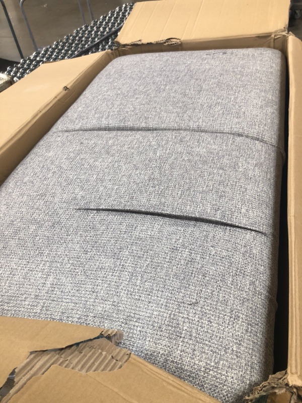 Photo 1 of ZINUS Jackie Loveseat Sofa / Easy, Tool-Free Assembly, Soft Grey
