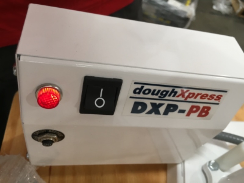 Photo 2 of PARTS ONLY
DoughXpress DXP-PB-2-8-120 (71064) Pizza Dough Press, manual, up to 8" dia., non-stick platens, temperature preset to 