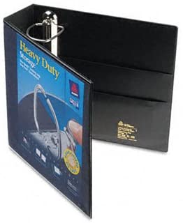 Photo 1 of Avery Nonstick EZD View Binder BNDR,D-RNG,VIEW,LTR,3",BK BRT13002 (Pack of5 MISSING 1 ONLY HAS 4)