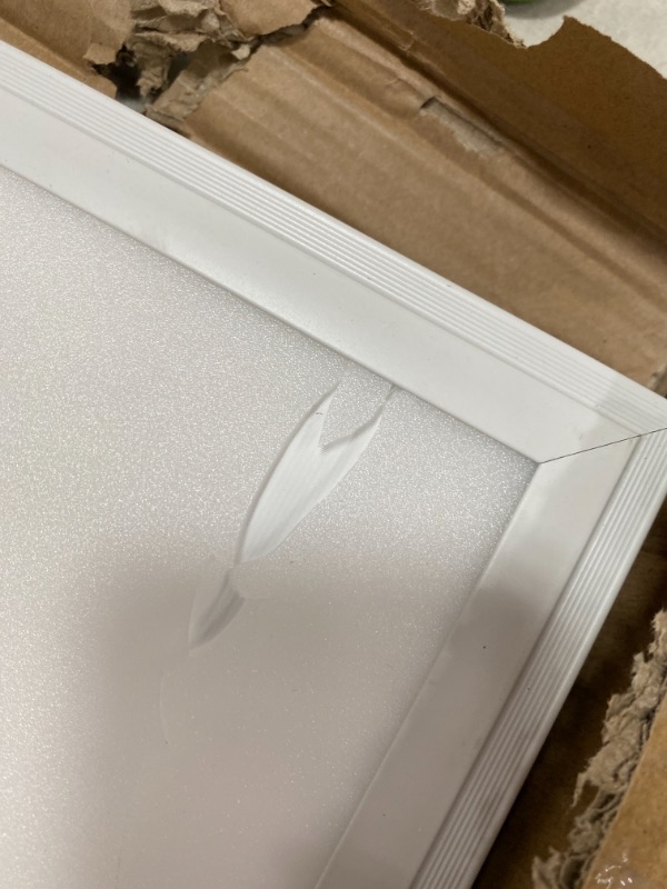 Photo 1 of ASD 2x4 LED Flat Panel Light 5000K (Daylight) 40W=100W Equivalent - 0-10V Dimmable 4677 Lm Edge Lit LED Panel 120-277V Drop Ceiling Light Fixture Indoor Commercial - cULus Listed DLC Certified, 2 Pack
